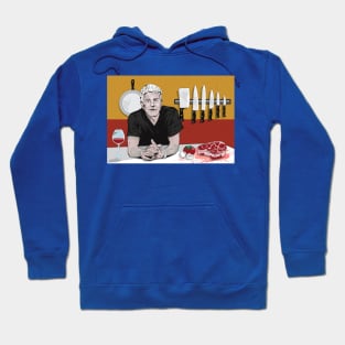 anthony bourdain poster Hoodie